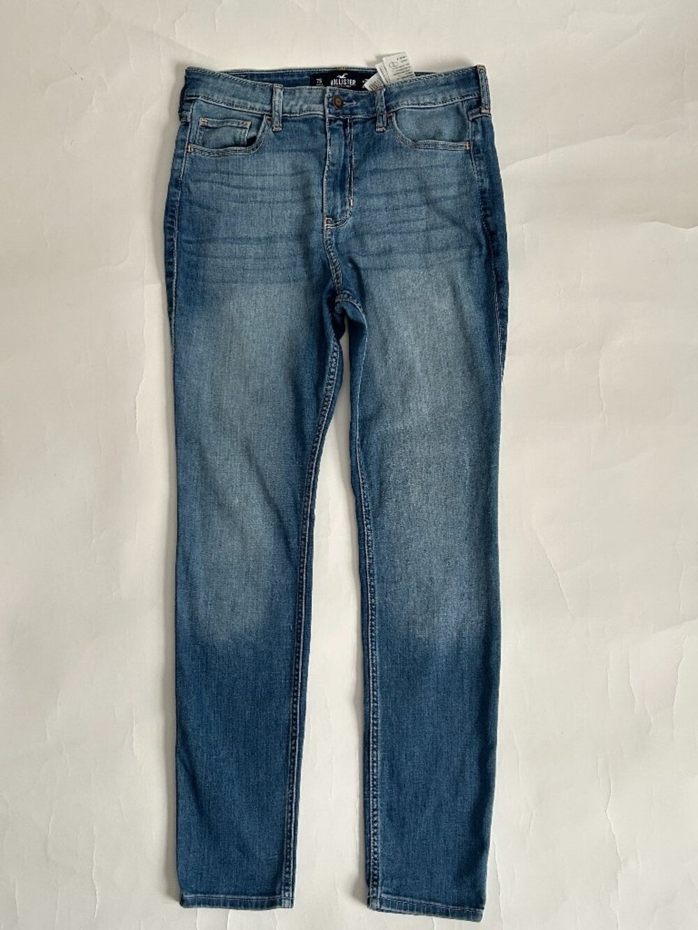 Hollister high rise super skinny Jeans womens size 7S W 28 L 28 classic stretch